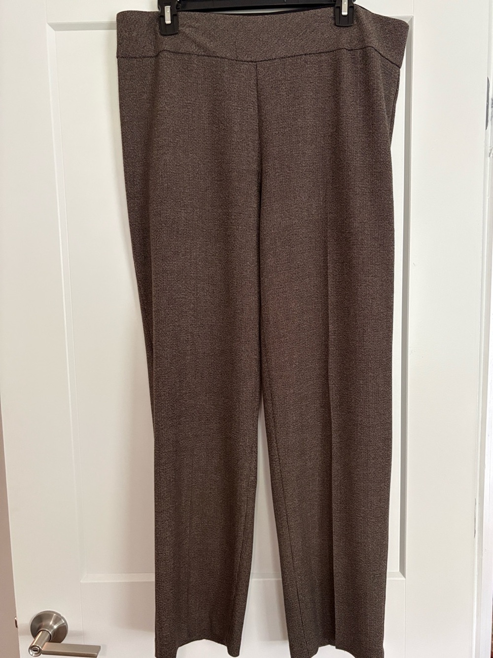 Brown Pull-On Trousers
